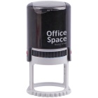 Оснастка для печати OfficeSpace, 40мм, пластмассовая, с крышкой