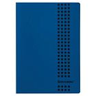 Тетрадь А4 40л. клетка Брауберг "Metropolis", обл. пластик, синяя