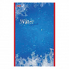 Блокнот А5 48 л. Хатбер "Water" картон, выборочный лак, клетка