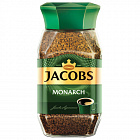 Кофе растворимый JACOBS "Monarch", сублимированный, 190г, в стеклянной банке