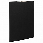 Папка-планшет Стафф "EVERYDAY" А4 картон/бумвинил, черная с крышкой