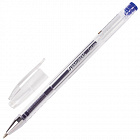 Ручка гелевая BRAUBERG "Jet", СИНЯЯ, корпус прозрачный, узел 0,5 мм, линия письма 0,35 мм