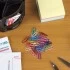Скрепки BRAUBERG, 28 мм, цветные, 100 шт., в картонной коробке, Россия