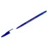 Ручка шариковая масляная "Тонкая линия письма", СИНЯЯ, корпус синий, узел 0,7 мм, линия письма 0,5 м