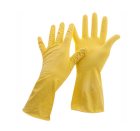 Перчатки резиновые York, суперплотные, с х/б напылением, разм. XL, желтые, пакет с европодвесом