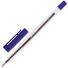 Ручка шариковая BRAUBERG "Flash", СИНЯЯ, корпус прозрачный, узел 0,7 мм, 0,35 мм ВР183