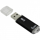 Флэш диск 8GB Smart Buy "V-Cut" USB 2.0 Flash Drive, черный (металл.корпус)