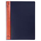 Папка с 20 вкладышами Durable "DuraLook Color", 17мм, 700мкм, антрацит-оранжевая