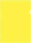Папка-уголок пластиковый KLERK  0,18мм НЕОН желтый