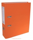 Папка регистратор 80 мм Ламарк ПВХ с уголком, оранжевый