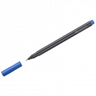 Ручка капиллярная Фабер-Кастелл "Grip Finepen" синяя, 0,4мм, трехгранная