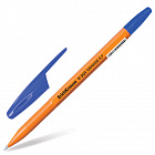 Ручка шариковая ERICH KRAUSE "R-301 Orange", СИНЯЯ, корпус оранжевый, узел 0,7 мм, линия письма 0,35