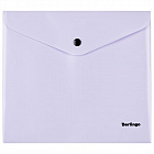 Папка-конверт на кнопке Berlingo "Instinct" А5+, 180мкм, лаванда