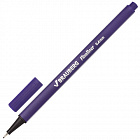 Ручка капиллярная (линер) BRAUBERG "Aero", ФИОЛЕТОВАЯ, трехгранная, металлический наконечник, линия