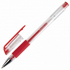 Ручка гел красная Брауберг "Number One" 0,5мм