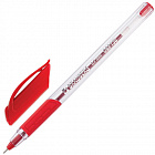 Ручка на масл. основе Brauberg  "Extra Glide GT", красная, трехгранная