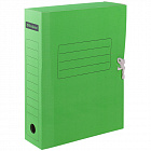 Короб архивный 75мм с завязками Спейс, картон зеленый
