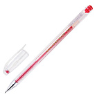 Ручка гел красная Crown "Hi-Jell"  0,5мм, штрих-код