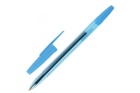 Ручка шариковая масляная STAFF "Office", СИНЯЯ, корпус тонированный синий, узел 1 мм, линия письма 0,7 мм, 142962 ОП¶