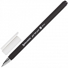 Ручка гелевая BRAUBERG "Matt Gel", ЧЕРНАЯ, корпус soft-touch, узел 0,5 мм, линия 0,35 мм