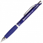 Ручка на масл. основе автом. Браубер "Jet-X", синяя с гриппом,  0,7мм