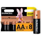 Батарейка Duracell Basic AA  LR06 цена за блистер 8шт.
