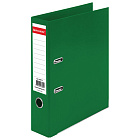 Папка-регистратор BRAUBERG "EXTRA", 75 мм, зеленая, двустороннее покрытие пластик, металлический уго