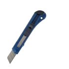 Нож канцелярский 9 мм, LITE с механической фиксацией, ассорти
