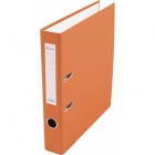 Папка регистратор 50 мм Ламарк ПВХ с уголком, оранжевая