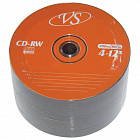 Диск CD-RW VS 700Mb 4-12x 50шт Bulk VSCDRWB5001