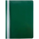 Скоросшиватель пластиковый с  прозр. верхом STAFF, А4, 100/120 мкм, зеленый