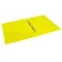 Папка с металлическим скоросшивателем и внутренним карманом BRAUBERG "Neon", 16 мм, желтая, до 100 л