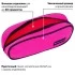 Пенал-косметичка Брауберг "Pink" 22х9х5см, овальный, полиэстер
