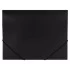 Папка на резинках BRAUBERG "Office", черная, до 300 листов, 500 мкм