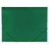 Папка на резинках Брауберг "Office", зеленая, до 300 листов, 500 мкм