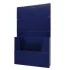 Короб архивный  50мм на резинках BRAUBERG синяя, 0,7 мм пластик