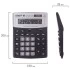 Калькулятор Стафф 12 разр. STF-888-12-BS 200х150 мм черный/серебристый