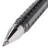 Ручка стираемая гелевая STAFF, корпус черный, хромированные детали, узел 0,5 мм, линия 0,38 мм, черн