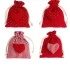 Подарочная сумочка "Сердце" цвета МИКС