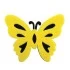 Наклейки из фетра "Бабочки", двухцветные, 6 шт., ассорти, Остров сокровищ