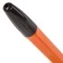 Ручка Брауберг "X-333 Orange", корпус оранжевый, черная