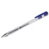Ручка гелевая STAFF "Basic" GP-789, СИНЯЯ, корпус прозрачный, хромированные детали, узел 0,5 мм