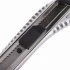 Нож канцелярский 18 мм BRAUBERG "Metallic", металлический корпус (рифленый), автофиксатор, блистер