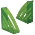 Вертикальный накопитель Брауберг "Office style", 245х90х285 мм, тон. зеленый