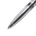 Ручка подарочная шариковая GALANT "Basel", корпус серебристый с черным, хромированные детали, пишущи