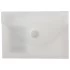 Папка-конверт с кнопкой МАЛОГО ФОРМАТА (74х105 мм), А7 (для визиток), матовая прозрачная, 0,18 мм BR