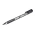 Ручка стираемая гелевая STAFF, корпус черный, хромированные детали, узел 0,5 мм, линия 0,38 мм, черн