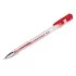 Ручка гел красная Стафф, корпус прозрачный, хром, узел 0,5 мм